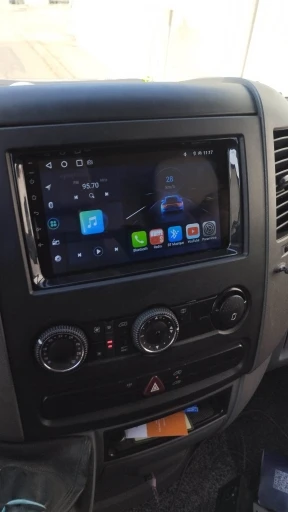Navigatie Mercedes Vito Sprinter Viano A B Class Volkswagen Crafter, Android 12, 2GB RAM 32GB ROM, DSP, CarPlay si Android Auto, ecran 9 Inch [8]