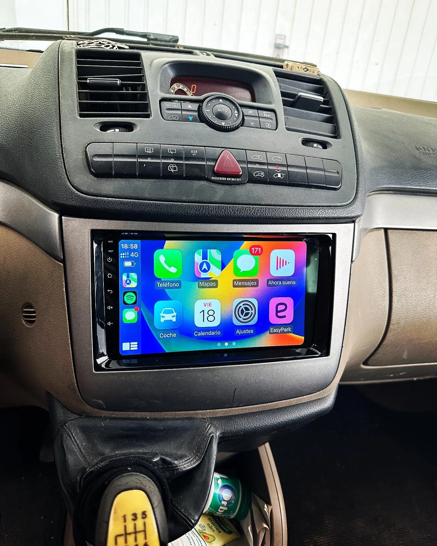 Navigatie Mercedes Vito Sprinter Viano A B Class Volkswagen Crafter, Android 12, 2GB RAM 32GB ROM, DSP, CarPlay si Android Auto, ecran 9 Inch [9]