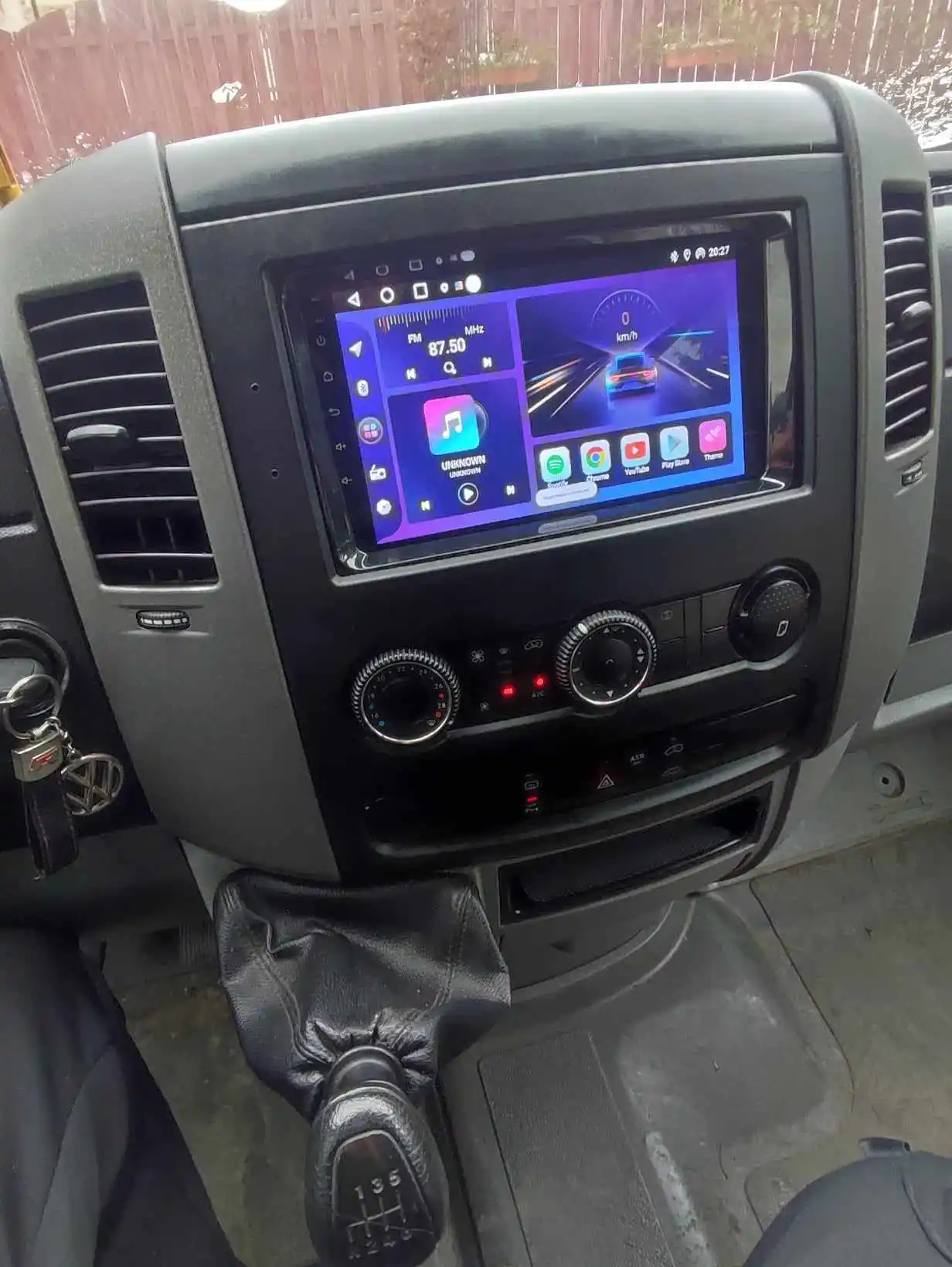 Navigatie Mercedes Vito Sprinter Viano A B Class Volkswagen Crafter, Android 12, 8GB RAM 128GB ROM,SIM 4 G, DSP, CarPlay si Android Auto, ecran 9 Inch [8]