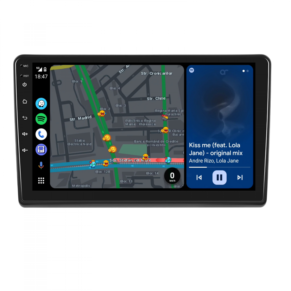 Navigatie Fiat Ducato (2011-2022), Android 12, 4GB RAM 64GB, DSP, Carplay si Android auto, ecran 9 inch [8]