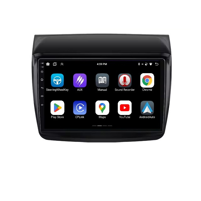 Navigatie Mitsubishi Pajero Sport 2 L200 Triton (2005-2015), Android, 4GB RAM 64GB, DSP, Carplay si Android auto, ecran 9 inch [3]