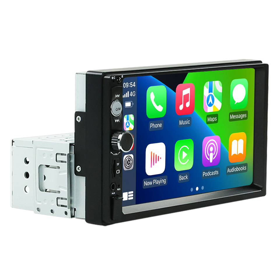 Navigatie MP5 Player Auto 1DIN Universal, CarPlay si Android Auto, Bluetooth, USB frontal, RCA Subwoofer, ecran 7 Inch [3]