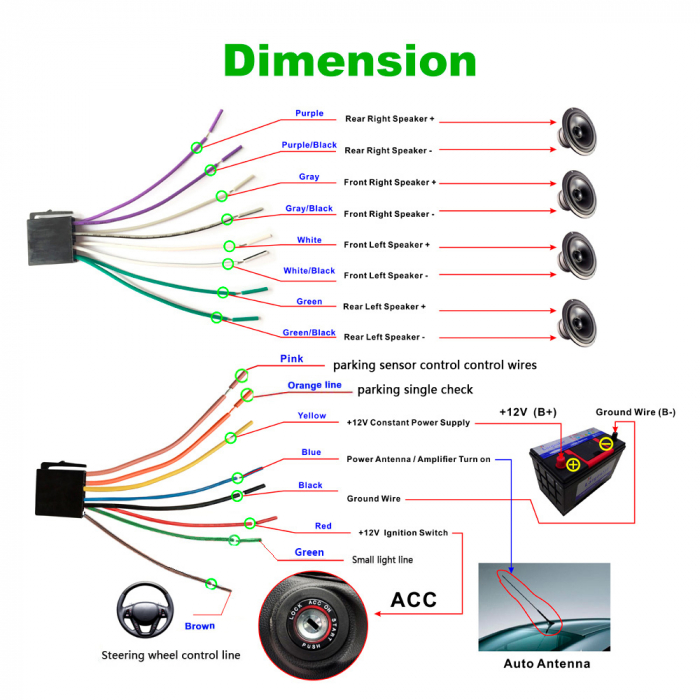Navigatie MP5 Player Auto 1DIN Universal, CarPlay si Android Auto, Bluetooth, USB frontal, RCA Subwoofer, ecran 7 Inch [19]