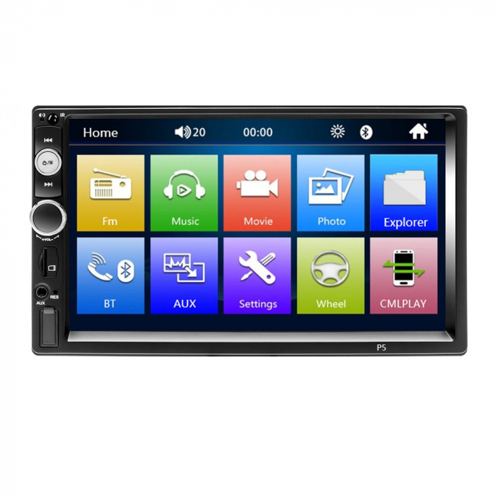 *PROMO* Set MP5 Player Auto, MirrorLink, 2DIN Bluetooth, AUX, USB, Card SD+Camera marsarier+Rama [13]