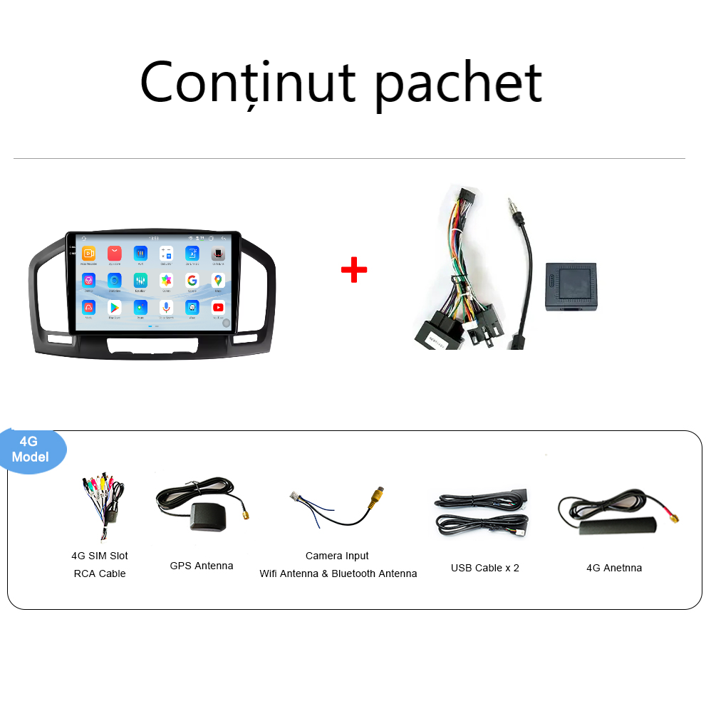 Navigatie Opel Insignia (2008-2017) Android 14, 12GB RAM, 256GB ROM, Ecran 9.33 inch 2K QLED [6]