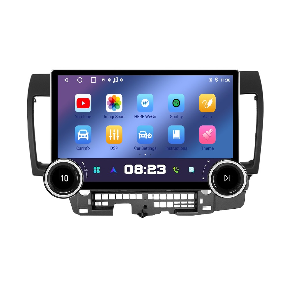 Navigatie Mitsubishi Lancer (2006-2018), FULL HD 1080P, 11.8” 2+64 GB, CarPlay si Android Auot wifi [3]