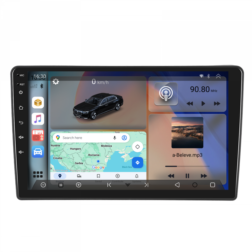 Navigatie Nissan Navara (2006-2012), 2K QLED, Android 12, 4GB RAM 64GB, SLOT SIM 4G, DSP, Carplay si Android auto, ecran 9 inch [1]