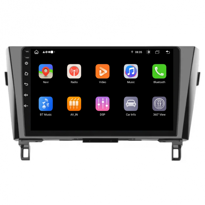 Navigatie Nissan Qashqai J11 (2013-2017), Android 12, 8GB 128GB, SIM 4G, DSP, CarPlay si Android Auto Wi-fi, Youtube, Waze, ecran HD 10.1 Inch [2]