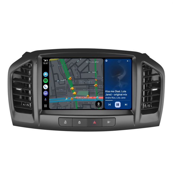 Navigatie Opel Insiginia (2008-2013), Android 12, 8GB RAM 128GB, SLOT SIM 4G, DSP, Carplay si Android auto, ecran 9 inch [4]
