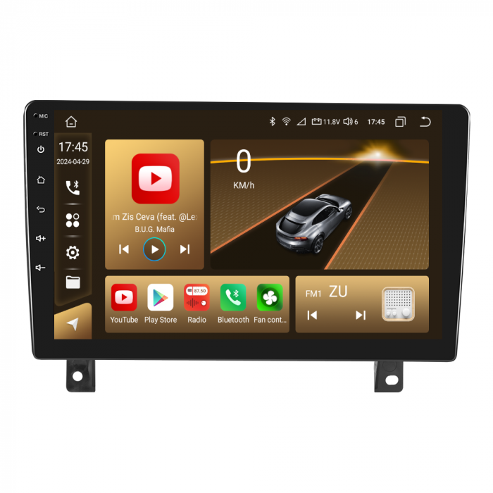 Navigatie Opel Astra H (2004-2014), Android 12, 8GB RAM 128GB, SLOT SIM 4G, DSP, Carplay si Android auto, ecran 9 inch [3]