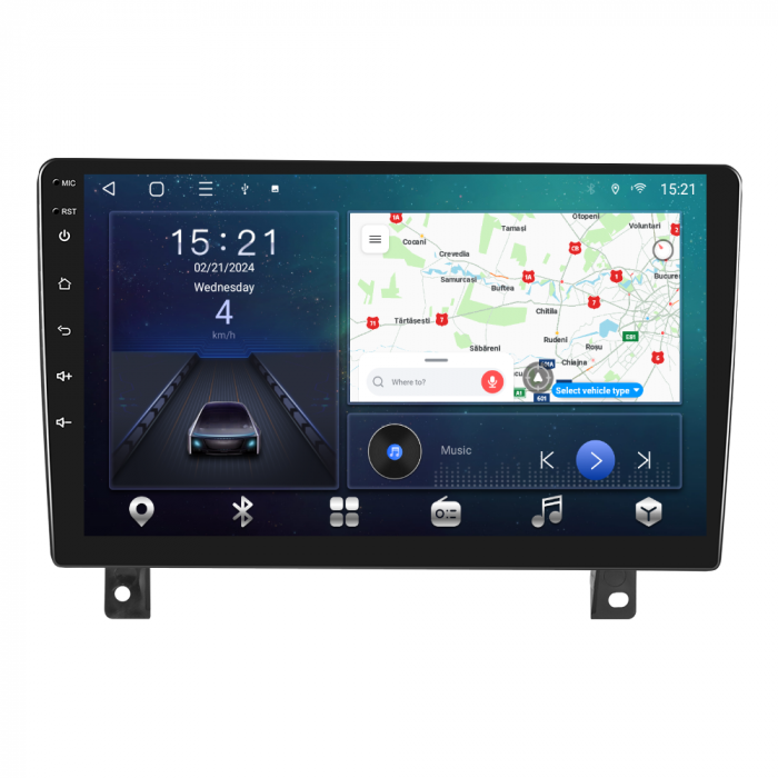 Navigatie Opel Astra H (2004-2014), Android 12, 4GB RAM 64GB, SLOT SIM 4G, DSP, Carplay si Android auto, ecran 9 inch [5]