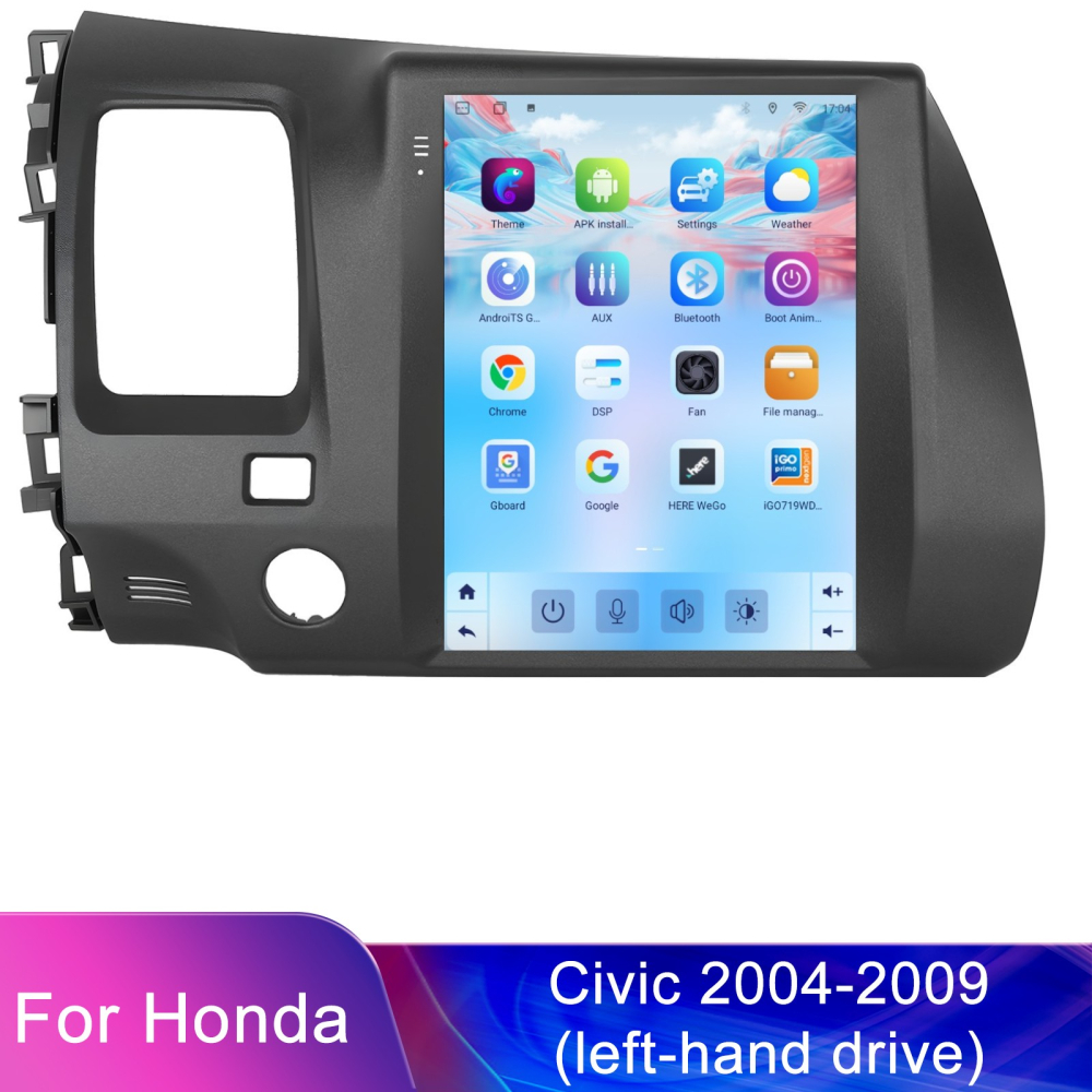 Navigatie Honda Civic (2004-2009) Tip Tesla, Android 12, 2GB RAM 32GB, DSP, CarPlay si Android Auto, ecran 9,7 inch [6]