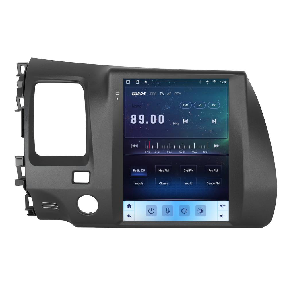 Navigatie Honda Civic (2004-2009) Tip Tesla, Android 12, 4GB RAM 64GB, SLOT SIM 4G, DSP, CarPlay si Android Auto, ecran 9,7 inch [7]