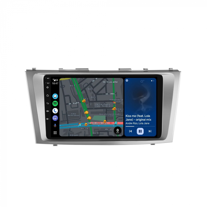 Navigatie Toyota Camry (2006-2011), Android 12, 4GB RAM 64GB, SIM 4G, DSP, Carplay si Android auto, ecran 9 inch [7]