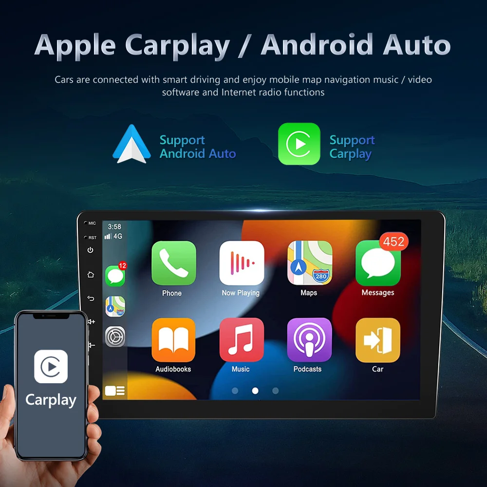 Navigatie Opel Antara (2006-2016) Android 12, 4GB RAM 64GB ROM, SIM 4G, CarPlay si Android Auto, DSP ecran 9 inch [5]