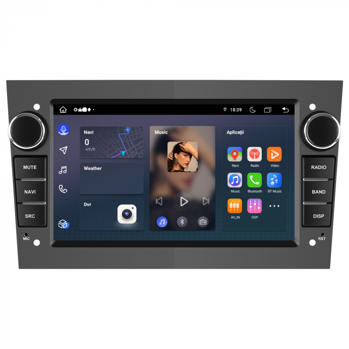 Navigație Opel Astra, Vectra, Antara, Corsa, Zafira (2005-2011), Android 12, 4GB RAM, 64GB ROM, Slot SIM 4G, CarPlay, Android Auto, DSP, ecran 7 inch, conectivitate, integrare smartphone, calitate audio superioară. [8]