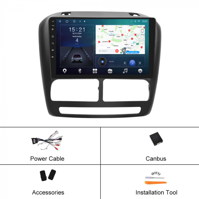Navigatie Opel Combo (2011-2018) cu Android 12, 8GB RAM 128GB, SIM 4G, Carplay si Android Auto ecran 9 inch [7]