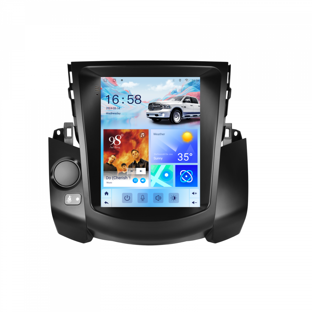 Navigatie Toyota RAV 4 (2009-2012)  Tip Tesla, Android 12, 2GB RAM 32GB, DSP, CarPlay si Android Auto, ecran 9,7 inch [5]