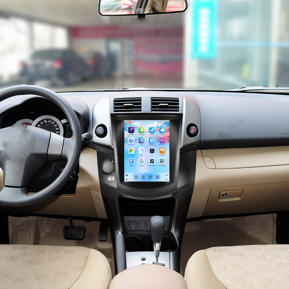 Navigatie Toyota RAV 4 (2009-2012) Tip Tesla, Android 12, 4GB RAM 64GB, SLOT SIM 4G, DSP, CarPlay si Android Auto, ecran 9,7 inch [2]