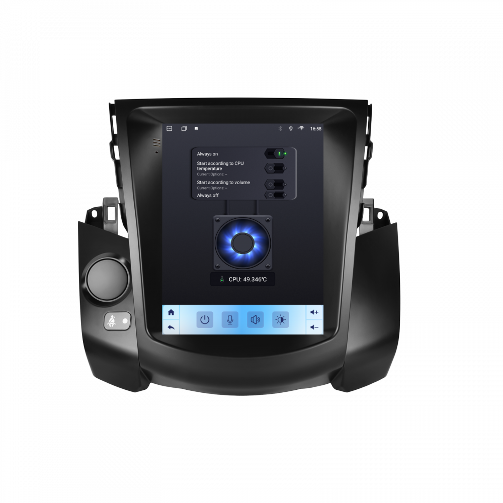Navigatie Toyota RAV 4 (2009-2012) Tip Tesla, Android 12, 4GB RAM 64GB, SLOT SIM 4G, DSP, CarPlay si Android Auto, ecran 9,7 inch [8]