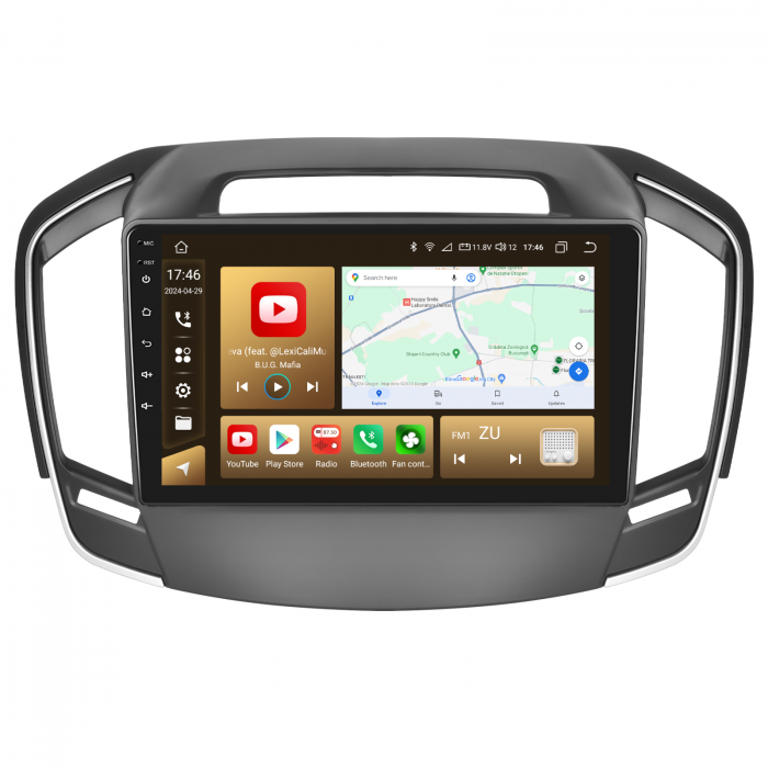 Navigatie Opel Insignia A (2013-2017), Android 12, 8GB RAM 128GB, SLOT SIM 4G, Procesor 1.6 MHz 8 CORE, DSP, Carplay si Android auto, ecran 9 inch [8]
