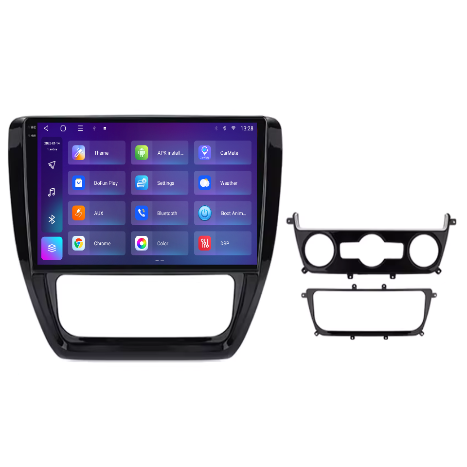 Navigatie Volkswagen Sagitar 2012, Jetta 2011-2018 cu Android, 2GB RAM 32GB ROM, DSP, ecran 10,1 Inch, Carplay si Android Auto [3]