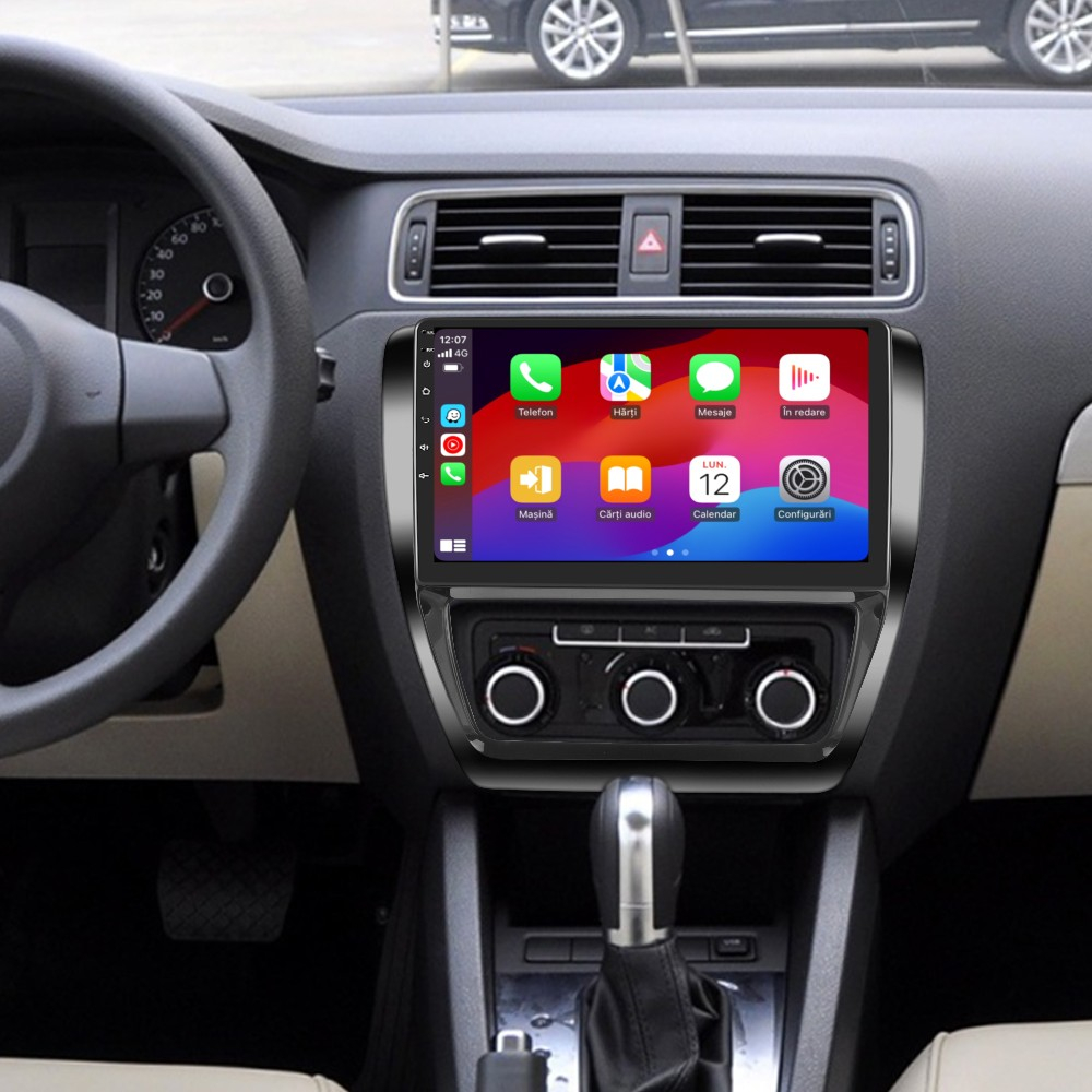 Navigatie Volkswagen Sagitar 2012, Jetta 2011-2018 cu Android, 2GB RAM 32GB ROM, DSP, ecran 10,1 Inch, Carplay si Android Auto [2]