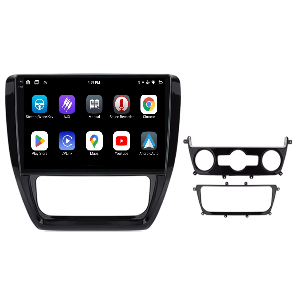 Navigatie Volkswagen Sagitar 2012, Jetta 2011-2018  cu Android, 4GB RAM 64GB ROM, DSP, ecran 10,1 Inch, Carplay si Android Auto [3]