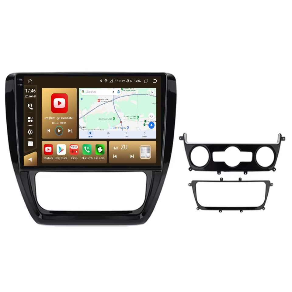 Navigatie Volkswagen Sagitar 2012, Jetta 2011-2018  cu Android, 8GB RAM 128GB ROM, cu SLOT SIM 4G, DSP, ecran 10,1 Inch, Carplay si Android Auto [1]