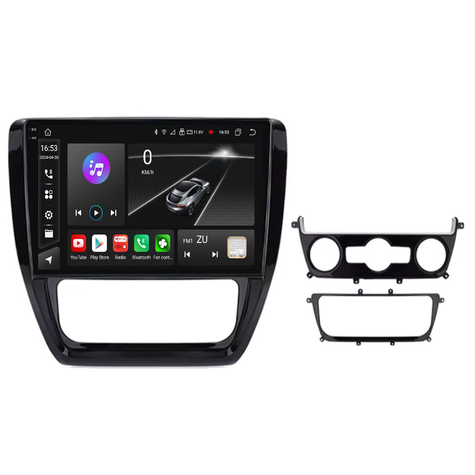Navigatie Volkswagen Sagitar 2012, Jetta 2011-2018  cu Android, 8GB RAM 128GB ROM, cu SLOT SIM 4G, DSP, ecran 10,1 Inch, Carplay si Android Auto [3]
