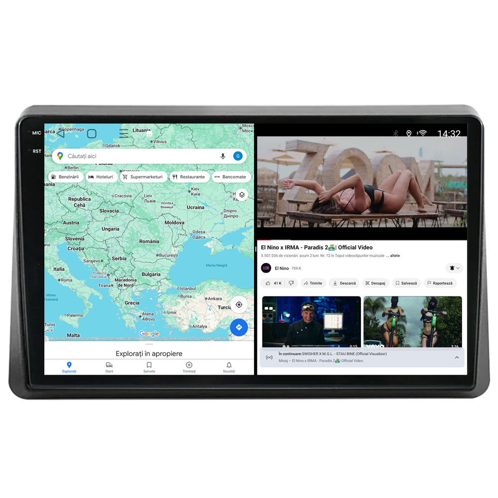 Navigație Android dedicată 2K QLED Octa-Core UIS8581A cu SIM 4G, CarPlay și Android Auto [5]
