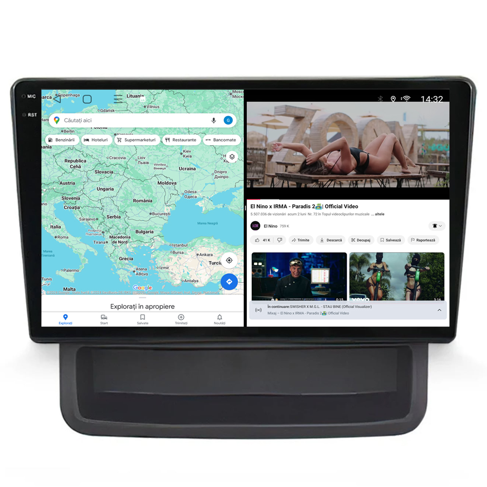 Navigație Android dedicată 2K QLED Octa-Core UIS8581A cu SIM 4G, CarPlay și Android Auto [5]