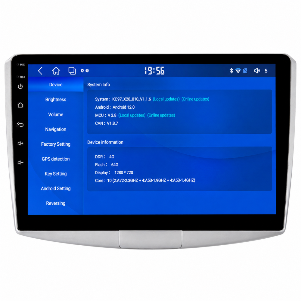 Navigatie Passat B6|B7|CC, 4GB RAM 64GB ROM, Android 12, CarPlay si Android Auto, DSP, Cartela Sim 4G, Waze, Youtube, Ecran 10.1 Inch FHD [2]