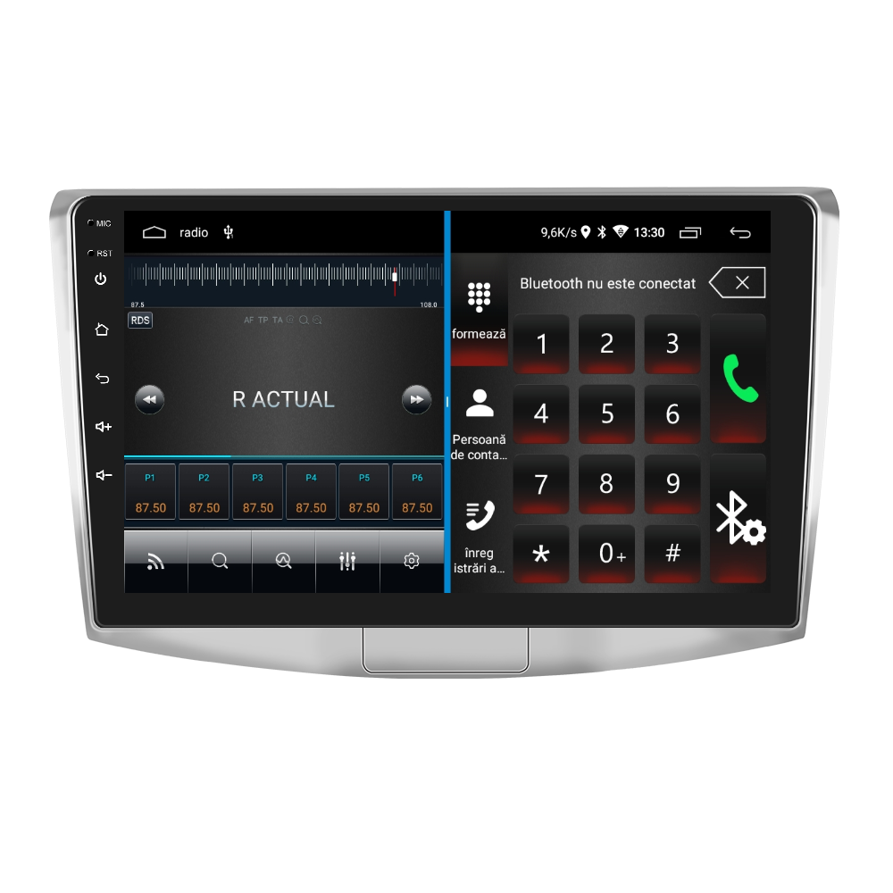 Navigatie Passat B6|B7|CC cu Android 2GB RAM 64GB ROM, Android 13,PREMIUM 2023, cu CarPlay si Android Auto Wi-fi, Youtube, Waze, ecran HD 10.1 Inch [5]