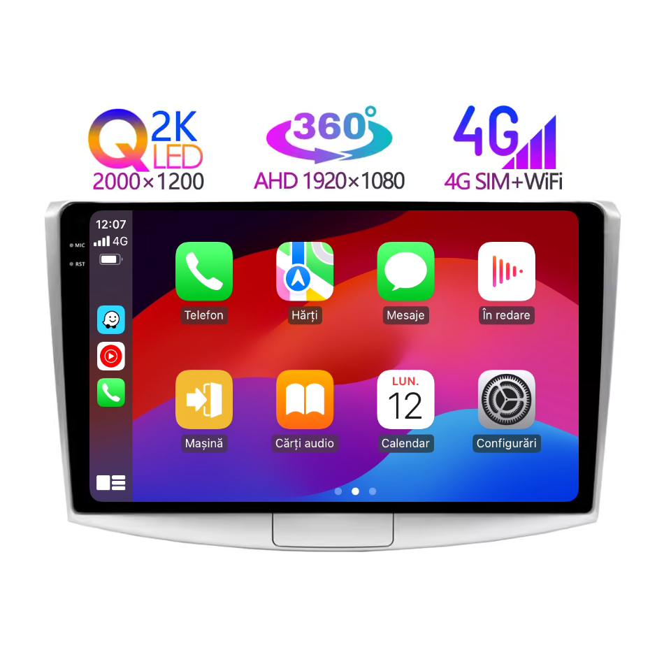 *SUPER OFERTA*Navigatie Passat B6|B7|CC cu Android 13, 4GB RAM, DSP, SIM 4G, cu CarPlay si Android Auto Wi-fi, Youtube, Waze, ecran FHD 10.1 Inch [1]