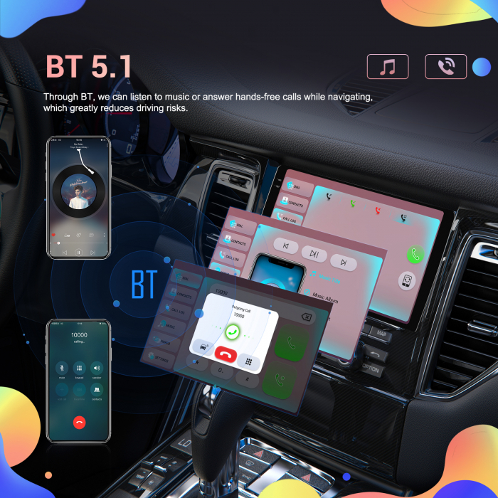 Navigatie Passat B6|B7|CC 2K QLED, 10.36 INCH, cu Android, 4GB RAM, DSP, SIM 4G,2.0 OCTA CORE, CarPlay si Android auto, Slot SIM 4G, MODEL PREMIUM [5]