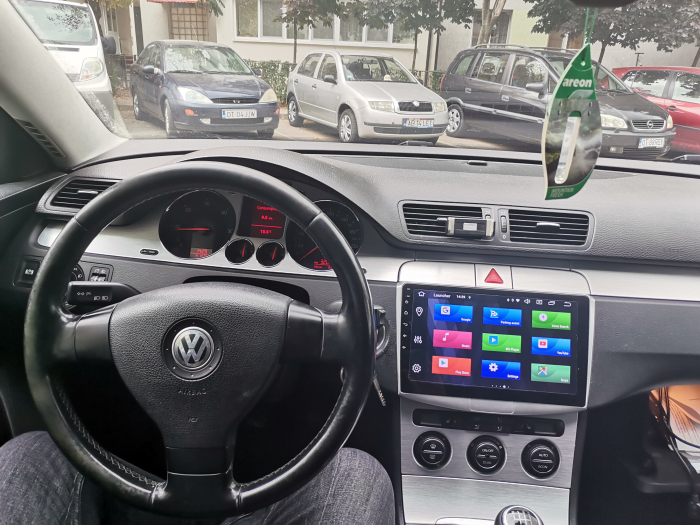 Navigatie Passat B6|B7|CC cu Android 2GB RAM 32GB ROM, Android 12, CarPlay si Android Auto Wi-fi, Youtube, Waze, ecran HD 10.1 Inch [11]