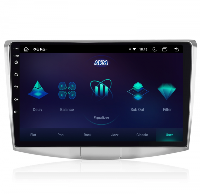 Navigatie Passat B6|B7|CC cu Android 12,DSP 8GB RAM 256GB ROM, SIM 4G CarPlay si Android Auto Wi-fi, Youtube, Waze, ecran HD 10.1 Inch [5]