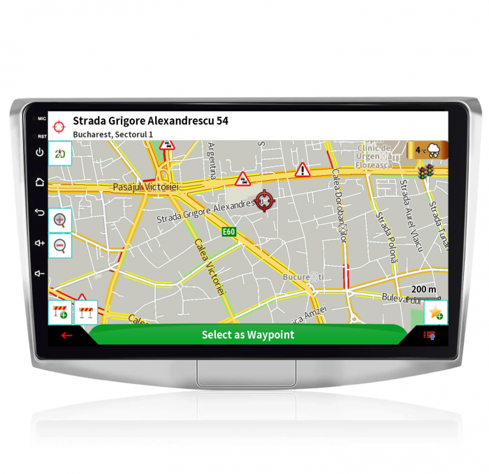 Navigatie Passat B6|B7|CC cu Android 12,DSP 8GB RAM 256GB ROM, SIM 4G CarPlay si Android Auto Wi-fi, Youtube, Waze, ecran HD 10.1 Inch [19]