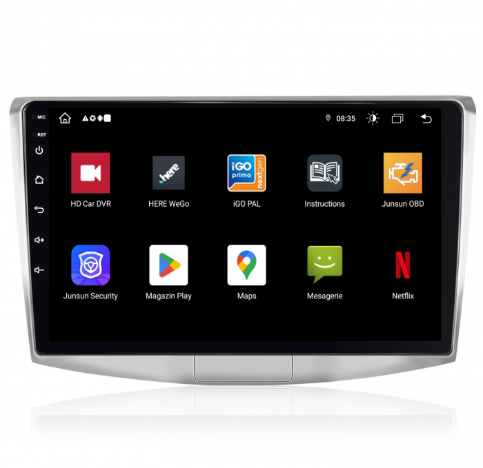 Navigatie Passat B6|B7|CC cu Android 12,DSP 8GB RAM 256GB ROM, SIM 4G CarPlay si Android Auto Wi-fi, Youtube, Waze, ecran HD 10.1 Inch [7]