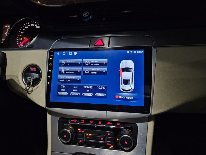 Navigatie Passat B6|B7|CC cu Android 13, 4GB RAM 64GB ROM, DSP, cu CarPlay si Android Auto Wi-fi, Youtube, Waze, ecran FHD 10.1 Inch [18]