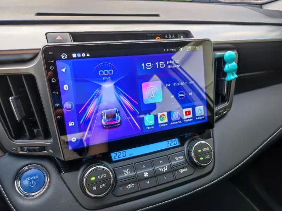 Navigatie Toyota Rav 4 (2012-2018) cu Android 13, 2GB RAM 64GB ROM, DSP, cu CarPlay si Android Auto Wi-fi, Youtube, Waze, ecran FHD 10.1 Inch [3]