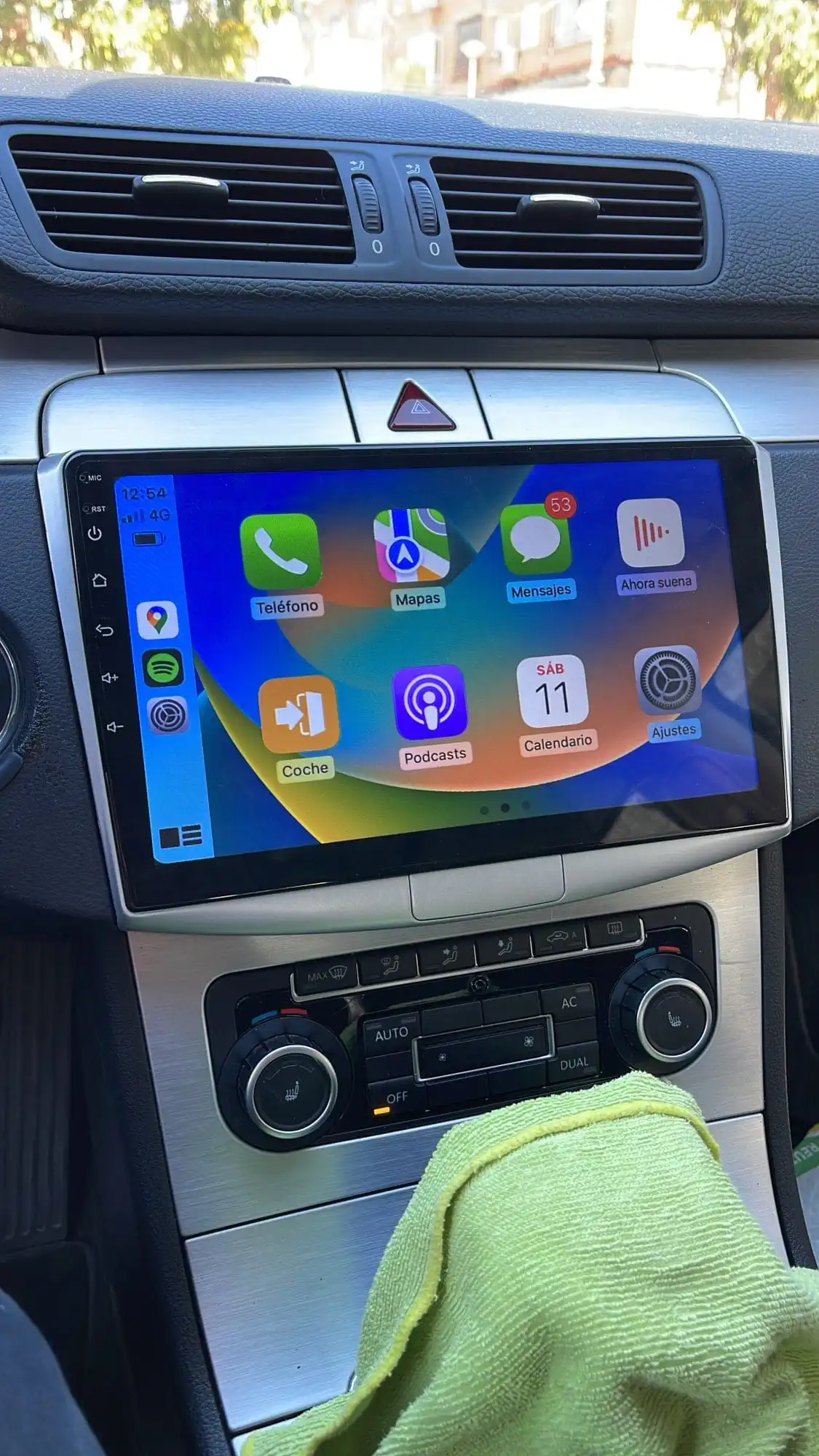 *PROMO* Navigatie Passat B6|B7|CC cu Android 12,DSP 2GB RAM 32GB ROM, Android 12, CarPlay si Android Auto Wi-fi, Youtube, Waze, ecran HD 10.1 Inch [8]