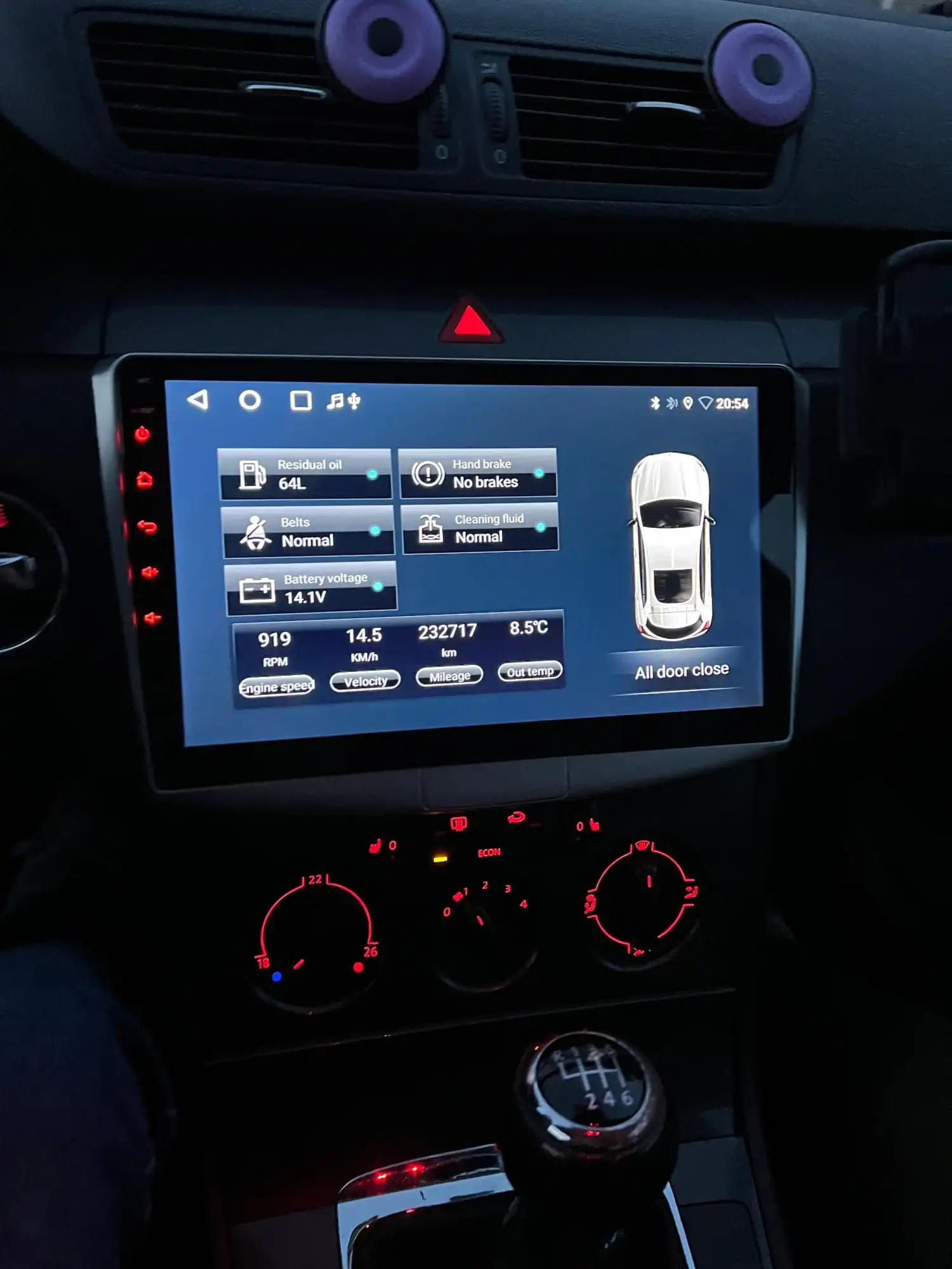Navigatie Passat B6|B7|CC cu Android 2GB RAM 32GB ROM, Android 12, CarPlay si Android Auto Wi-fi, Youtube, Waze, ecran HD 10.1 Inch [13]
