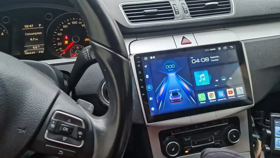 *PROMO* Navigatie Passat B6|B7|CC cu Android 12,DSP 2GB RAM 32GB ROM, Android 12, CarPlay si Android Auto Wi-fi, Youtube, Waze, ecran HD 10.1 Inch [7]