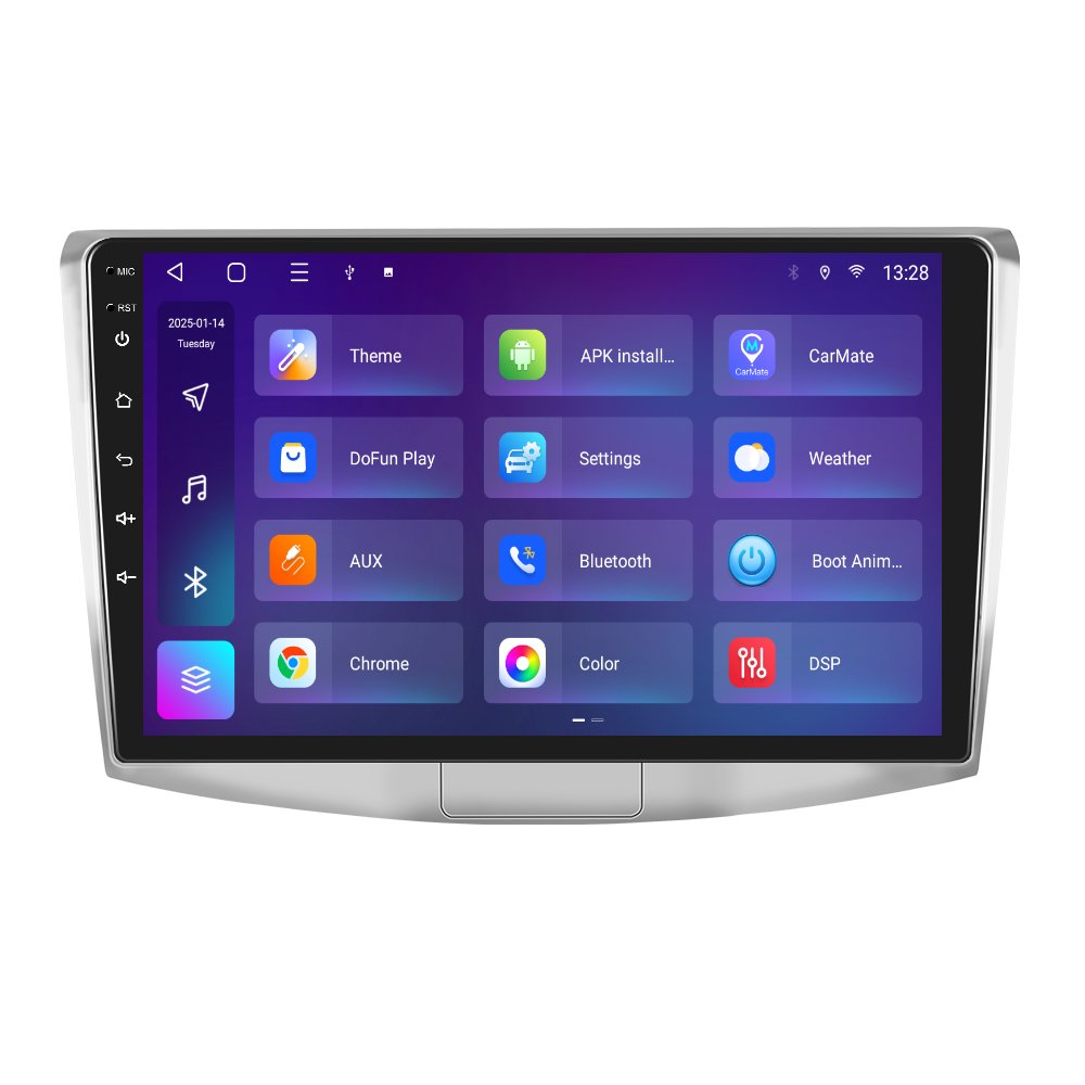 Navigatie Passat B6|B7|CC cu Android 2GB RAM 32GB ROM, Android 13, CarPlay si Android Auto Wi-fi, Youtube, Waze, ecran HD 10.1 Inch [3]