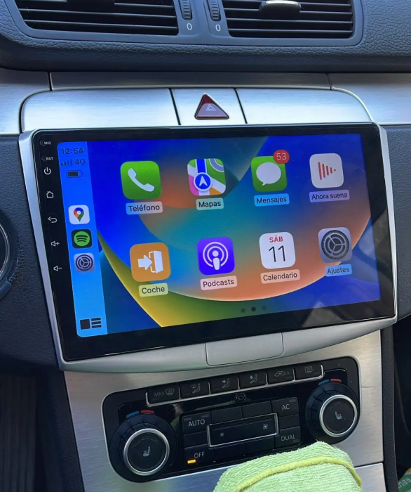 Navigatie Passat B6|B7|CC cu Android 2GB RAM 32GB ROM, Android 13, CarPlay si Android Auto Wi-fi, Youtube, Waze, ecran HD 10.1 Inch [10]