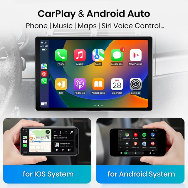 Navigatie Golf 7 (2012-2020) 11.5 inch 2K QLED 2000x1200P cu Android 12, DSP 4GB RAM 64GB ROM, CarPlay si Android Auto si SIM 4G PREMIUM [4]