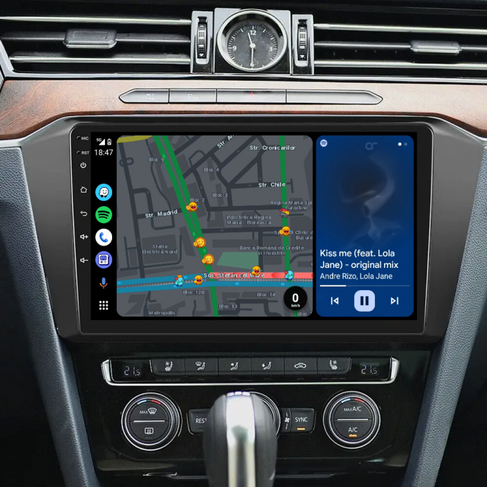Navigatie Passat B8 (2015-2019) cu Android 12, 8GB RAM 256 GB ROM, SIM 4G, ecran 10.1 Inch,Carplay si Android Auto [11]