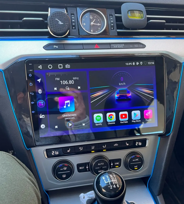 Navigatie Passat B8 (2015-2019) cu Android 12, 8GB RAM 256 GB ROM, SIM 4G, ecran 10.1 Inch,Carplay si Android Auto [9]
